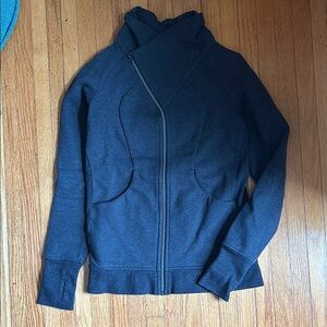 Lululemon Asymmetrical Zip Jacket Dark Gray